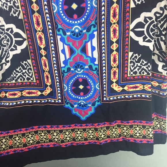 Flying Tomato Bell Sleeve Printed Shift Dress - Picture 8 of 10